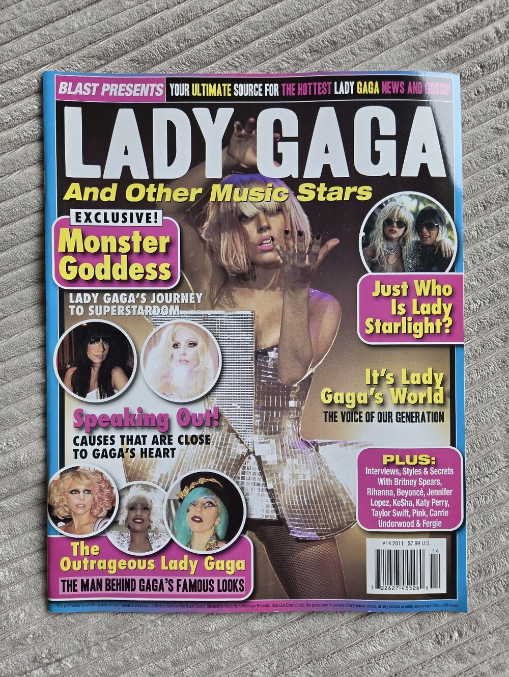 Lady Gaga & Other Music Stars Magazine - 2011